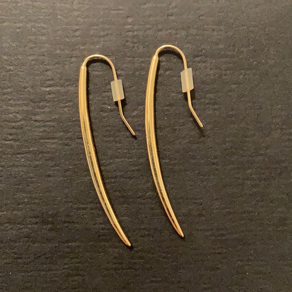 Stella & Dot Marlin Gold Drop Earrings